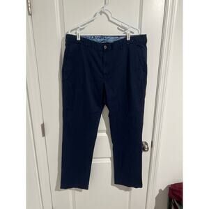 Tommy Bahama Boracay Flat-Front Chino Pants – Men’s 38x30 – Deep Blue